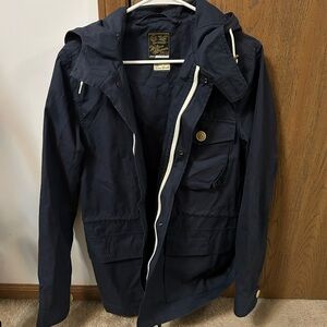 J Crew waterproof hooded jacket (x-small)